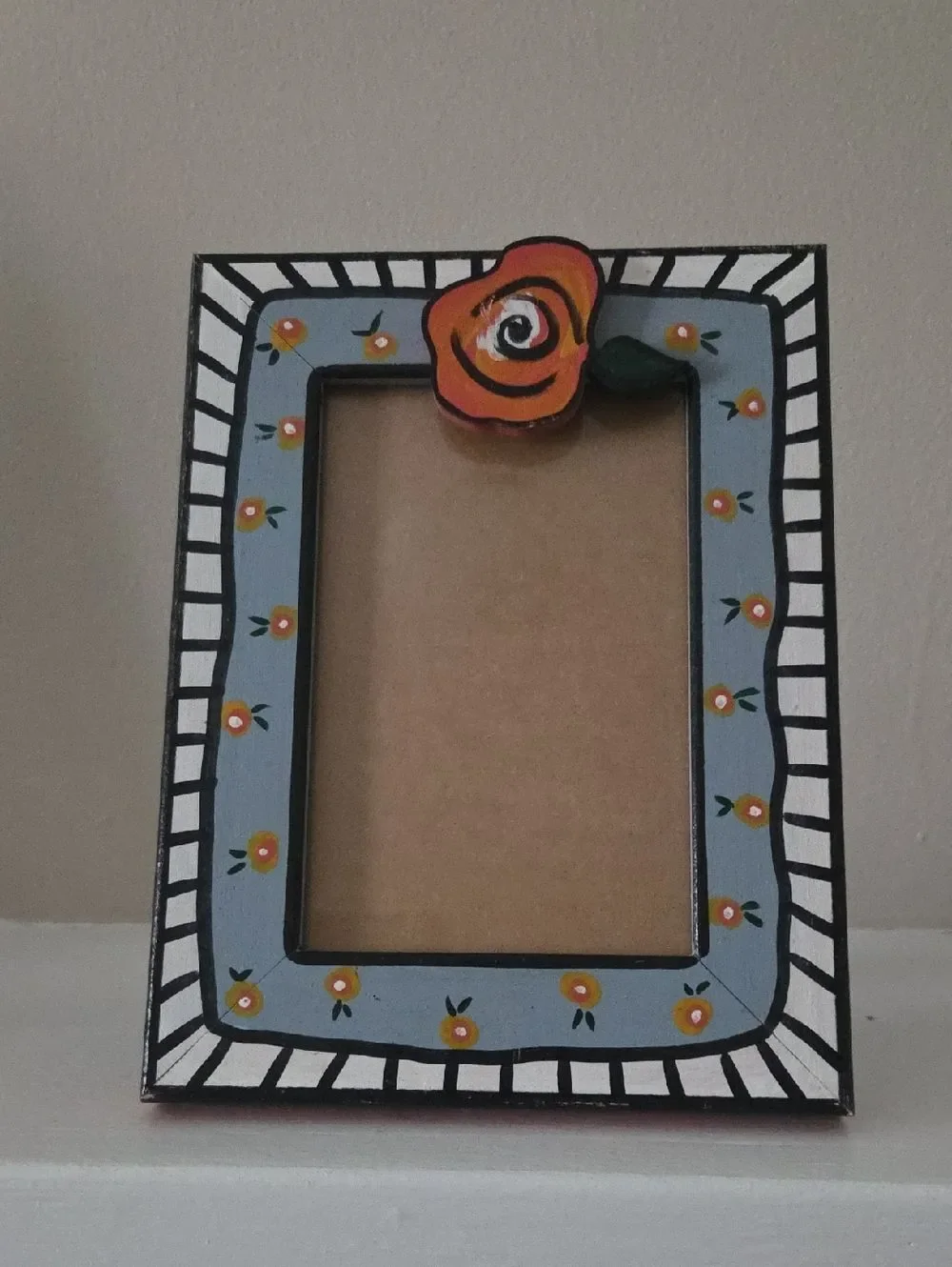 Anita Rosenberg Vintage Handpainted Photo Frame